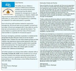 ShakeOut Letter